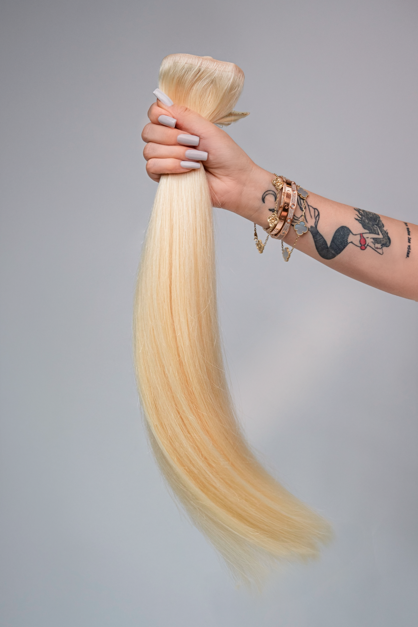 Invisible Clip-In Hair Extension Technique