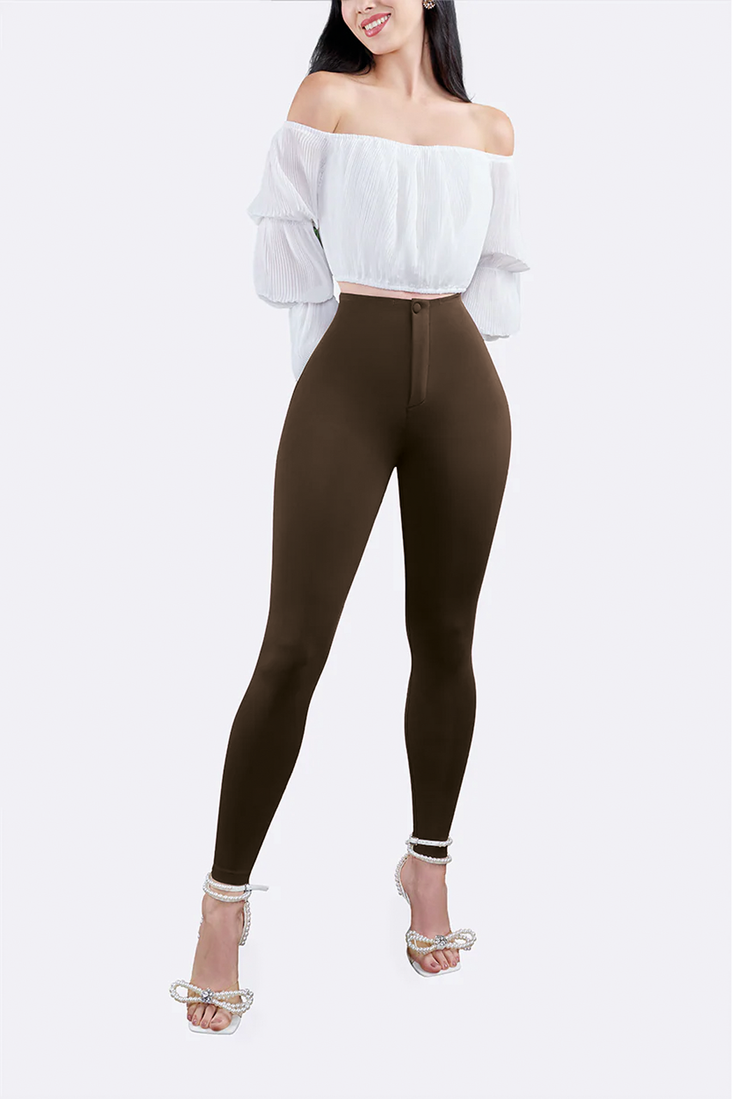 Luxury Booty Skinny Chocolate Canela
