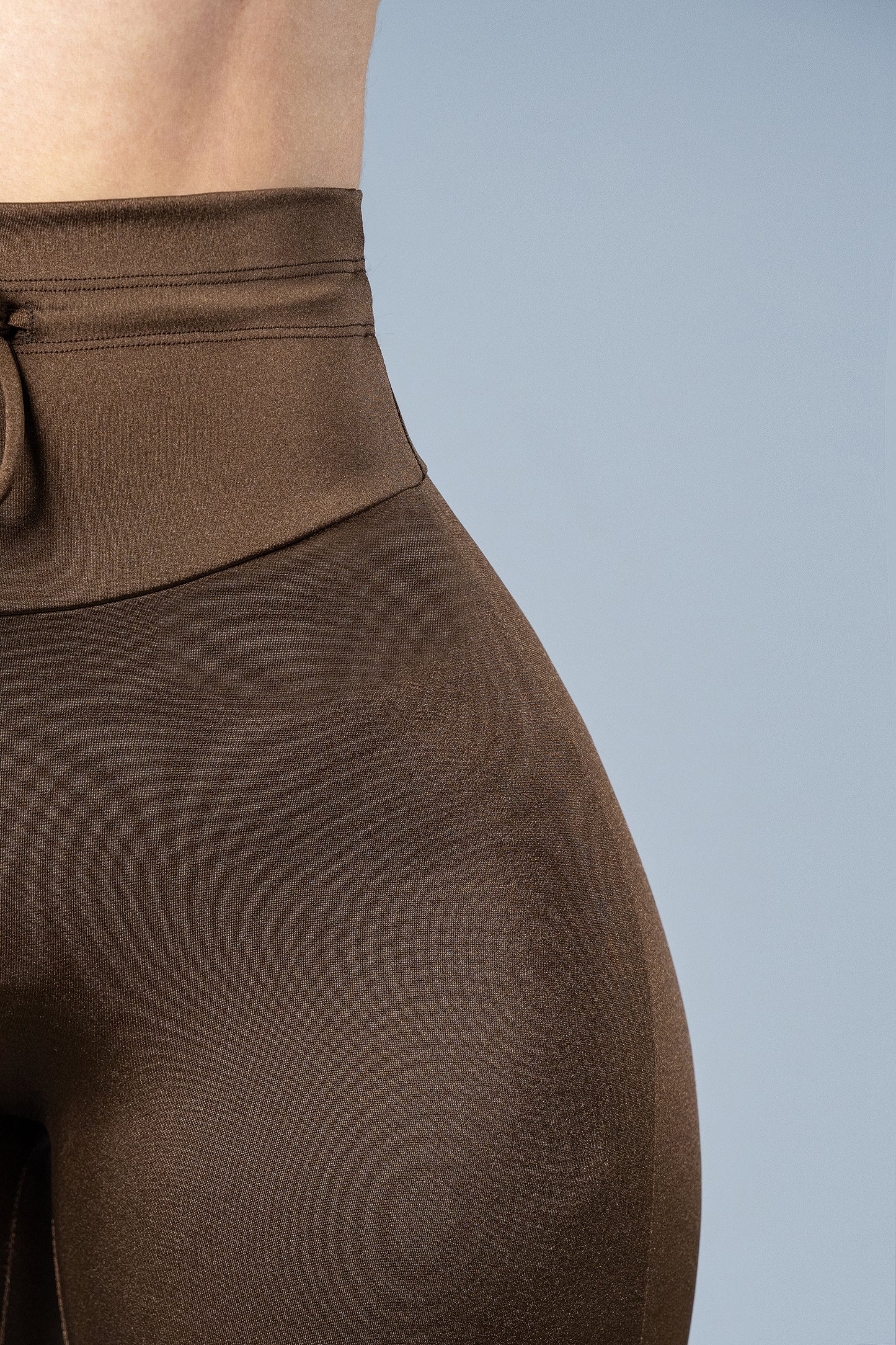 Yoga Leggins ShapePRO Denisse Flared Satin Brown