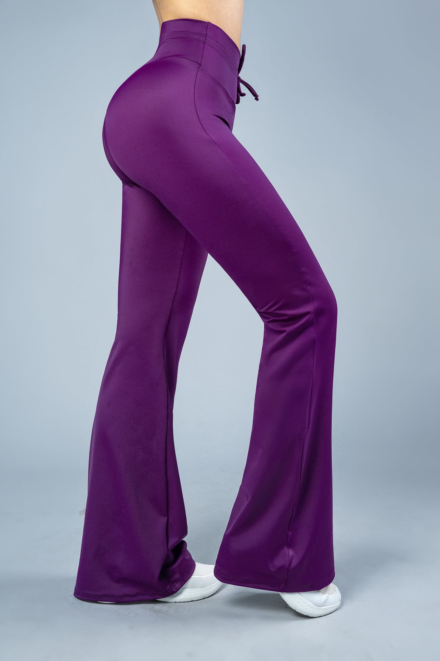Yoga Leggins ShapePRO Denisse Flared Satin Purple