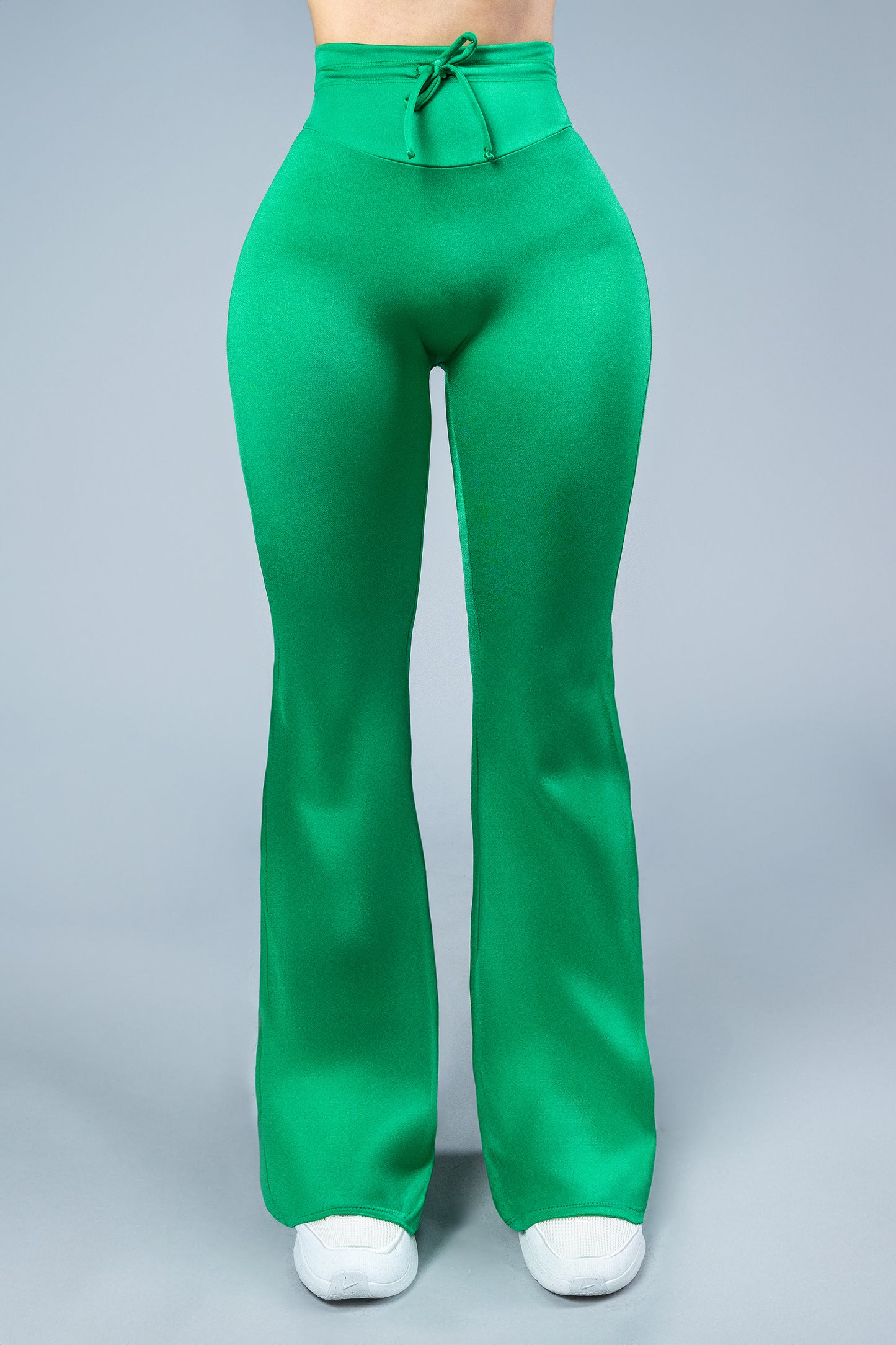 Yoga Leggins ShapePRO Denisse Flared Satin Green