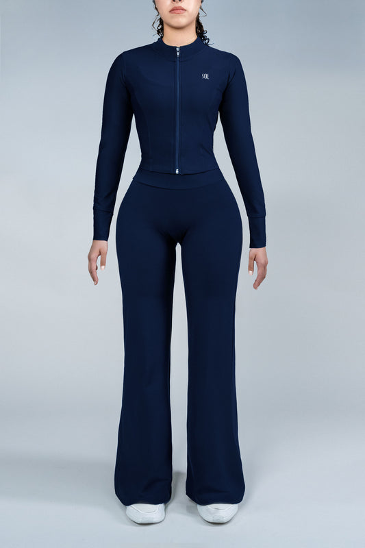 Set ShapePRO Sherlyn Wide-Leg Navy Blue