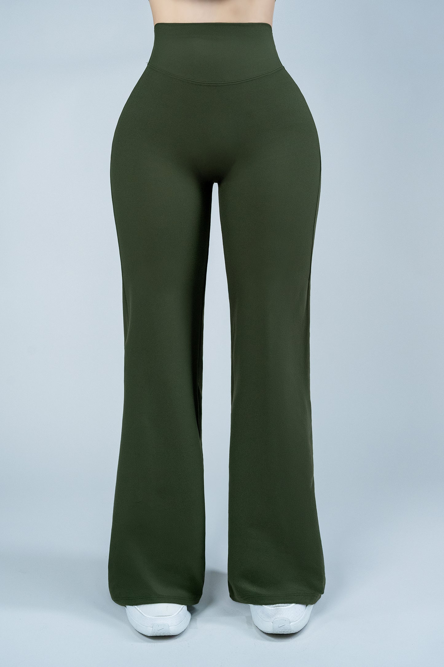 ShapePRO Sherlyn Wide-Leg Yoga Leggings Olive