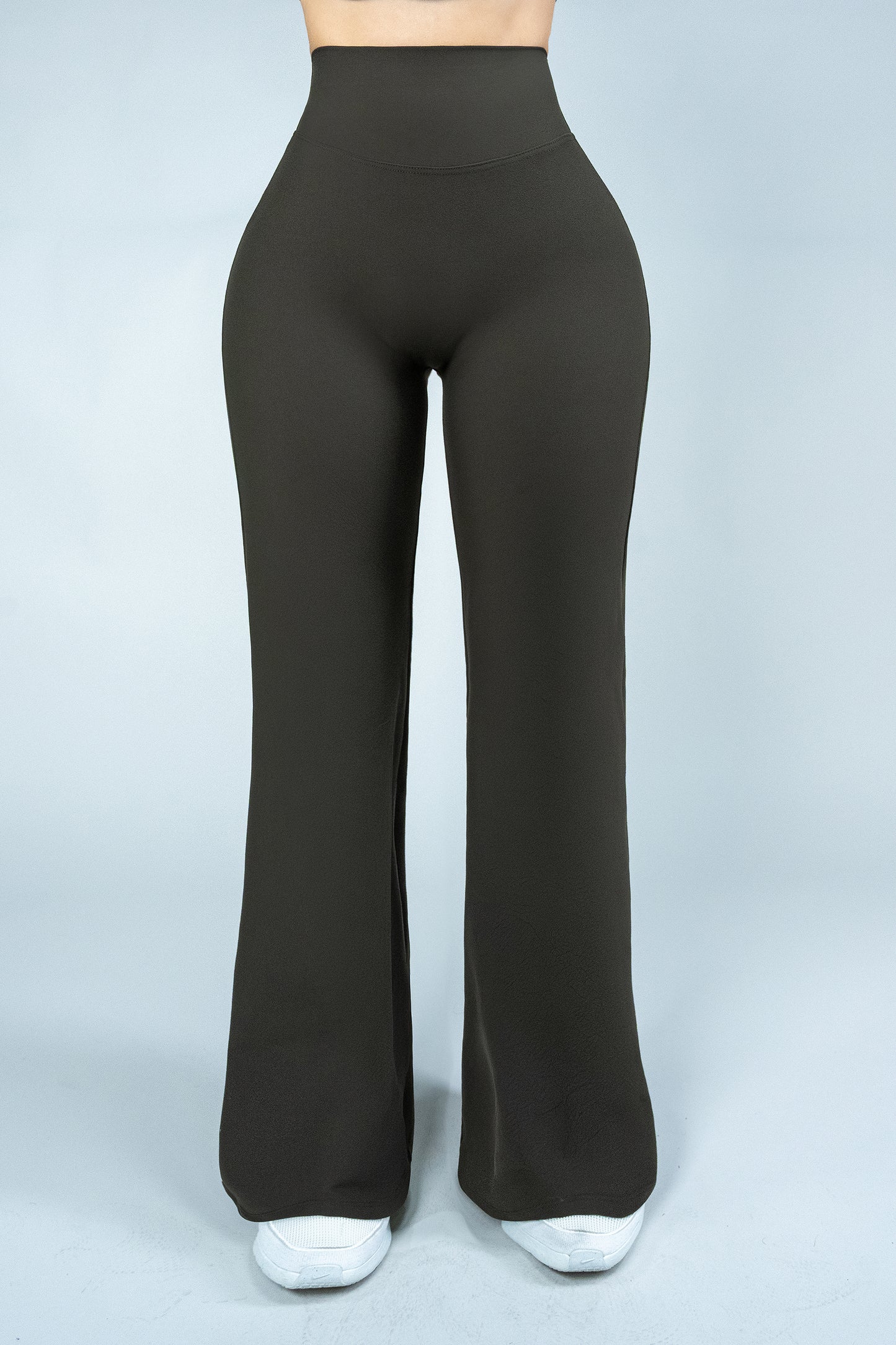 ShapePRO Sherlyn Wide-Leg Yoga Leggings Taupe