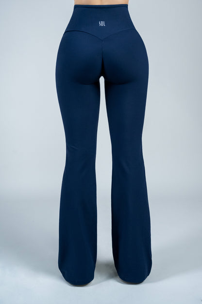 Yoga Leggins ShapePRO Sherlyn Flared Navy Blue