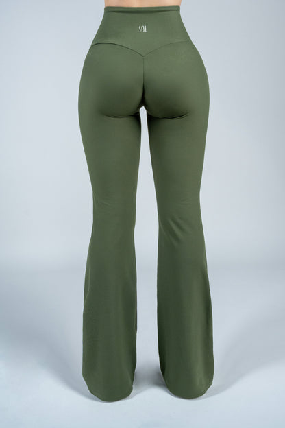 Yoga Leggins ShapePRO Sherlyn Flared Olive