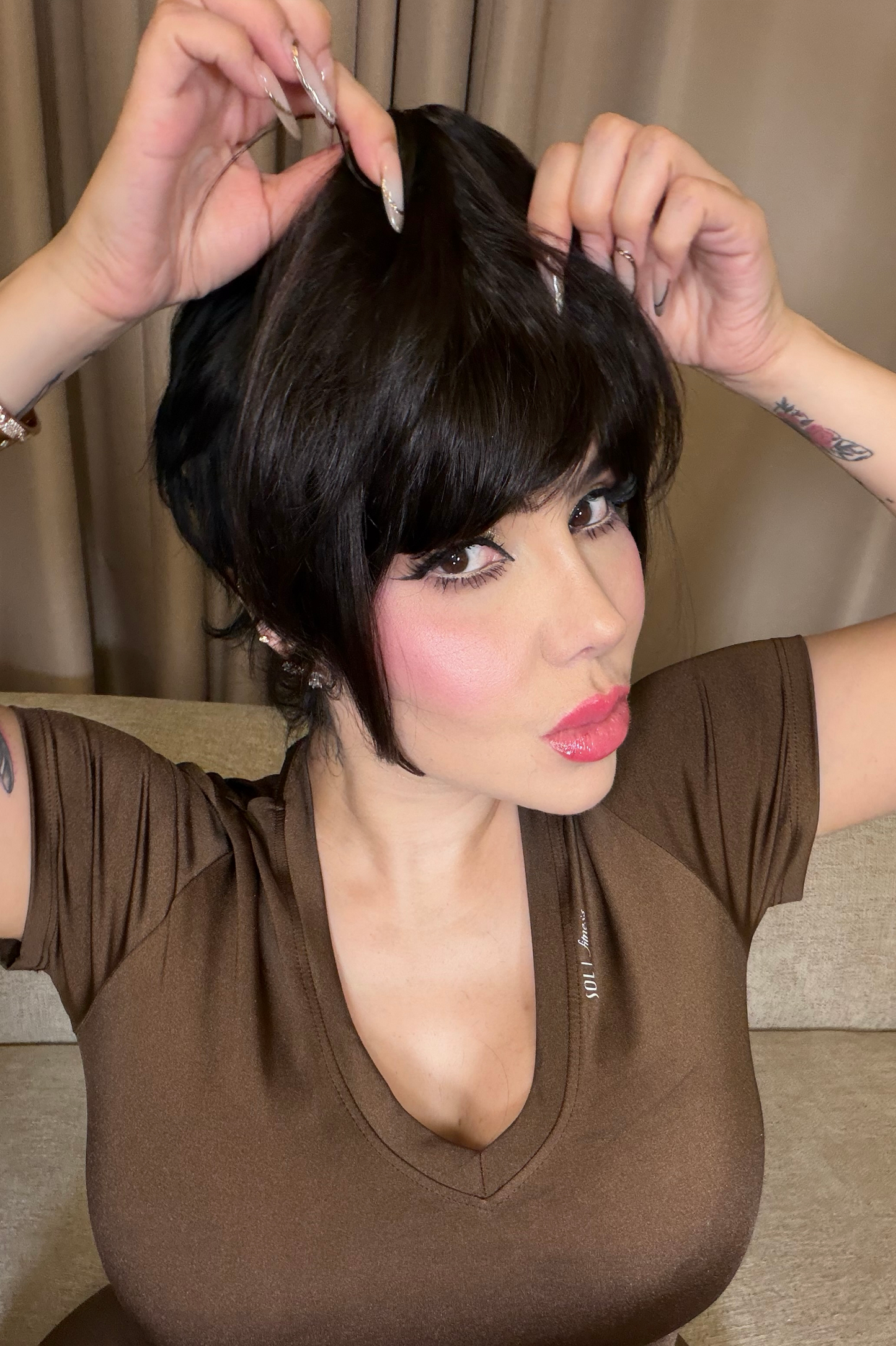 Extensión Frontal de Cabello: LEÓN