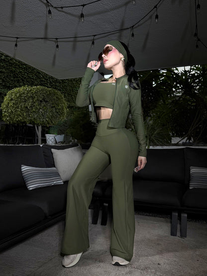 Set ShapePRO Sherlyn Bota Ancha Verde Olivo
