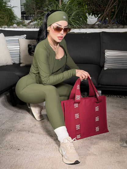 Set ShapePRO Sherlyn Skinny Verde Olivo