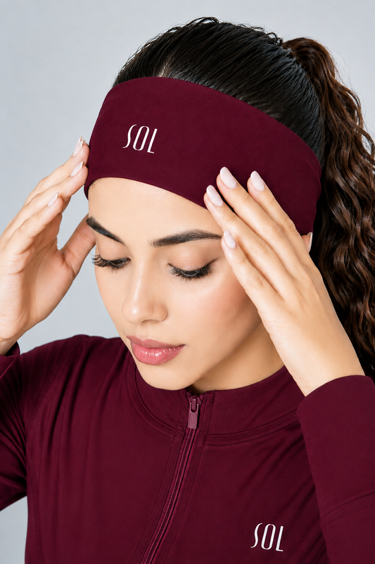 Banda de Cabello ShapePRO Sherlyn Burgundy